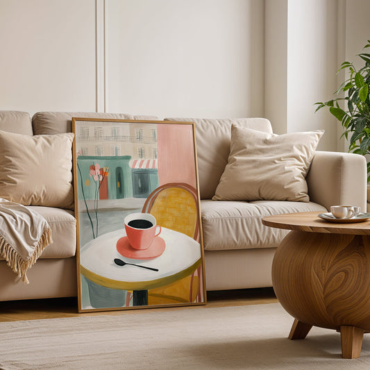 Canvas Art in a Lifestyle Setting