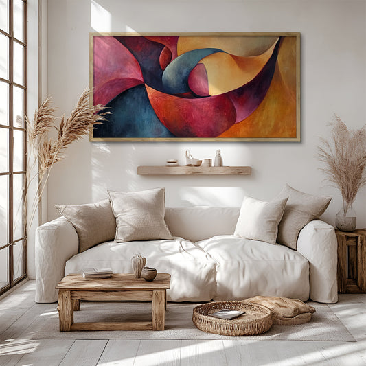 Modern Art in a Lifestyle Setting