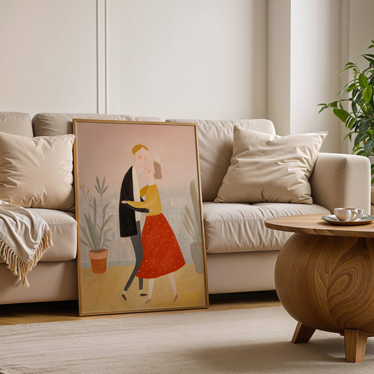 Canvas Art in a Lifestyle Setting