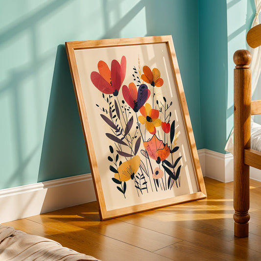 Praha Bohemian Artwork in a Lifestyle Setting