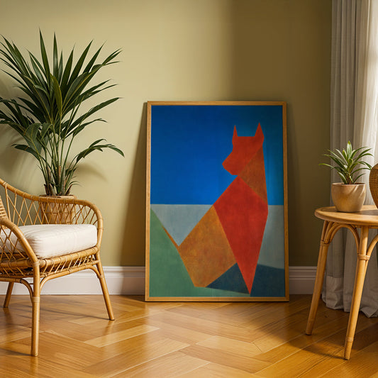 Canvas Art in a Lifestyle Setting
