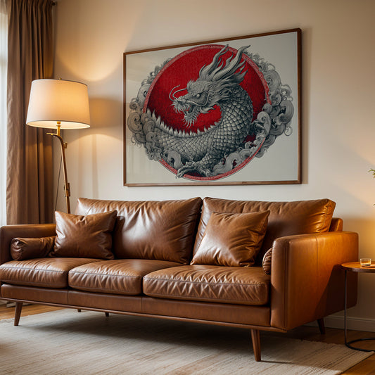 Japanese Artwork in a Lifestyle Setting