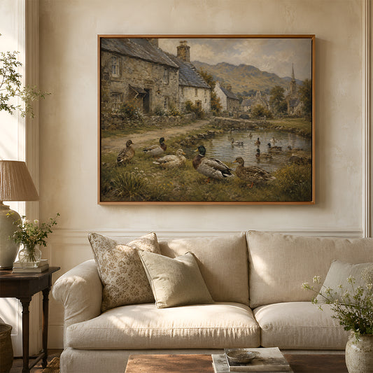 Canvas Art in a Lifestyle Setting