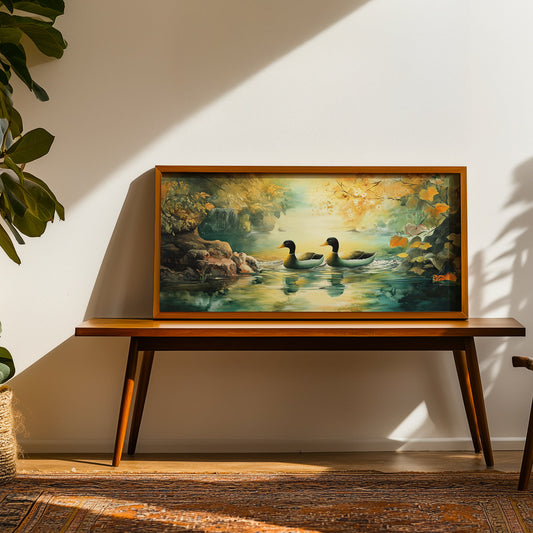 Indian Artwork in a Lifestyle Setting