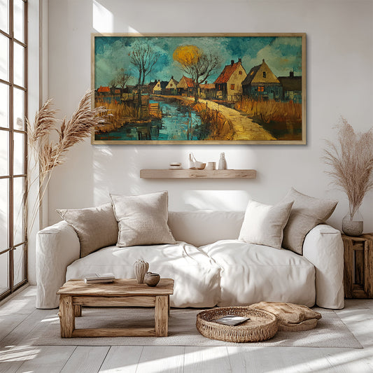 Modern Art in a Lifestyle Setting