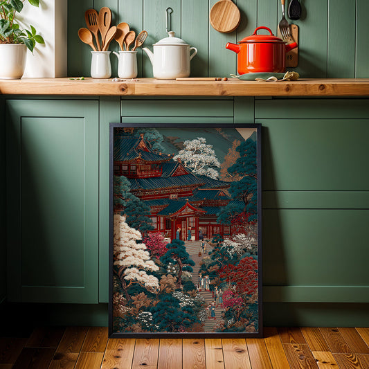 Japanese Artwork in a Lifestyle Setting