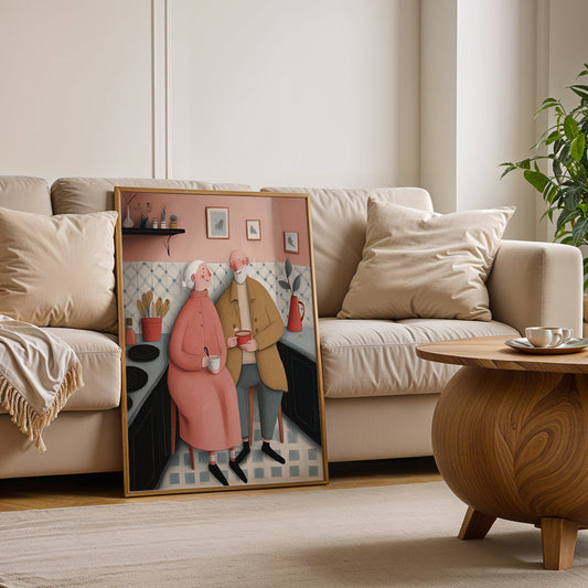 Canvas Art in a Lifestyle Setting