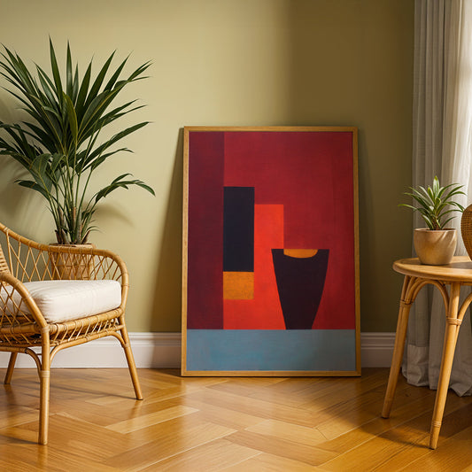Canvas Art in a Lifestyle Setting