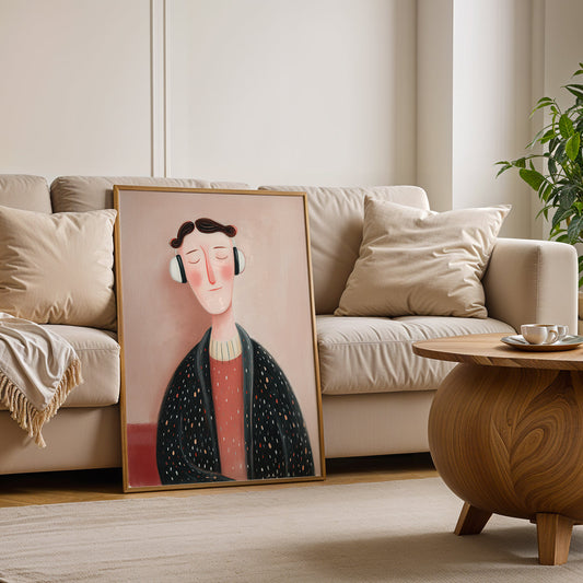 Canvas Art in a Lifestyle Setting