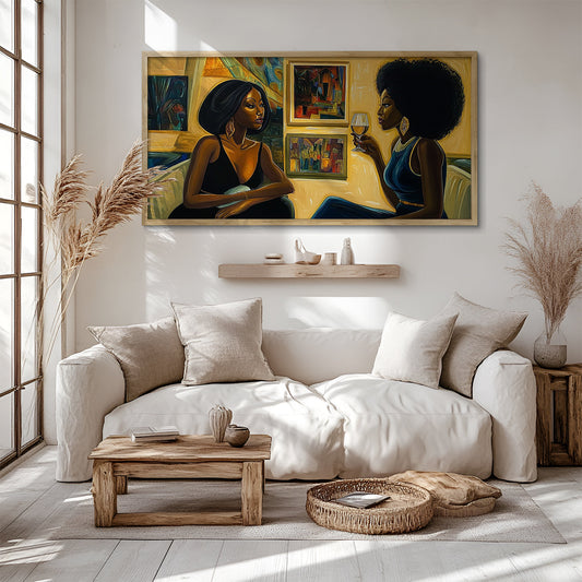 Modern Art in a Lifestyle Setting