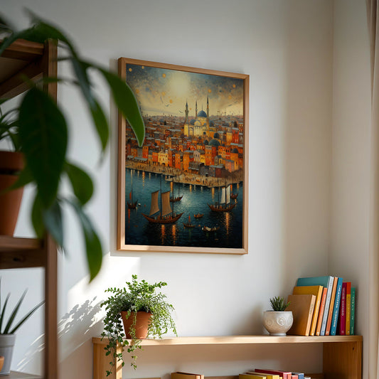 Turkish Artwork in a Lifestyle Setting