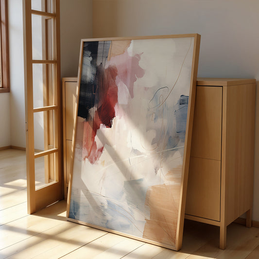 Abstract Artwork in a Lifestyle Setting