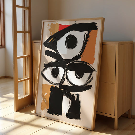 Abstract Painting for Home Eye To Eye by NYC Abstract