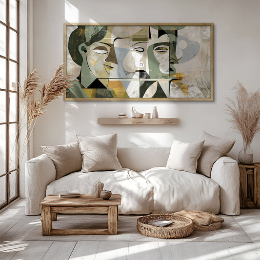 Modern Art in a Lifestyle Setting