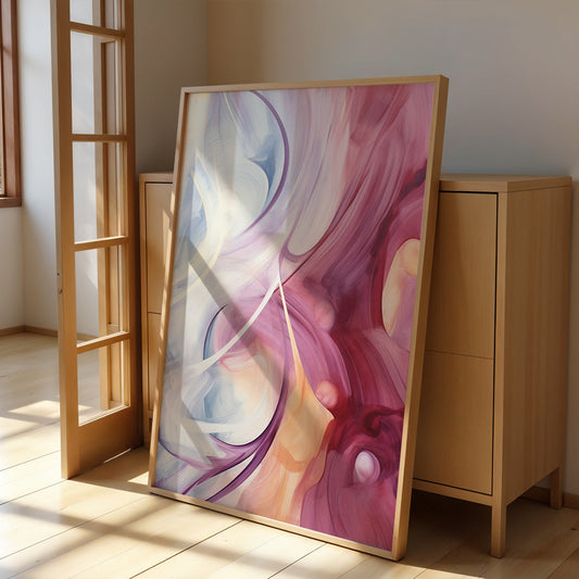 Abstract Artwork in a Lifestyle Setting