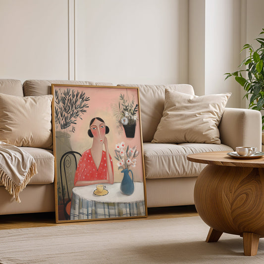 Canvas Art in a Lifestyle Setting