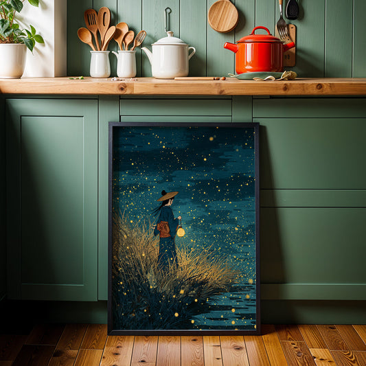 Japanese Artwork in a Lifestyle Setting