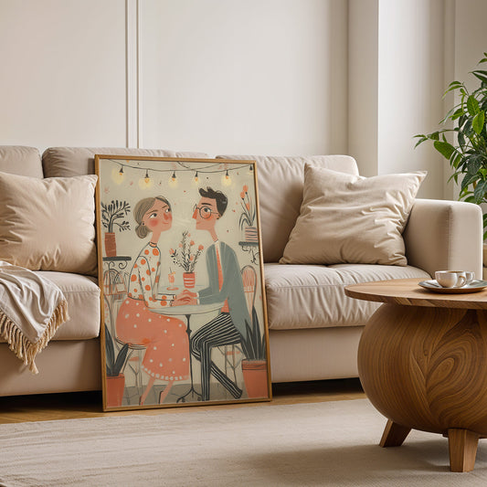 Canvas Art in a Lifestyle Setting