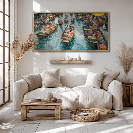 Modern Art in a Lifestyle Setting