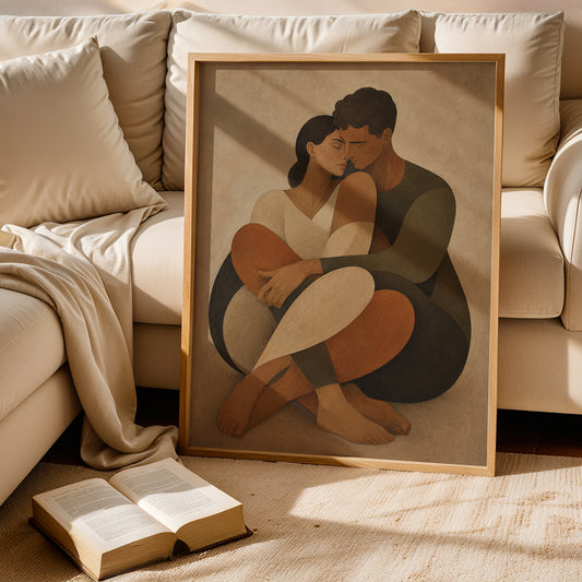 Canvas Art in a Lifestyle Setting