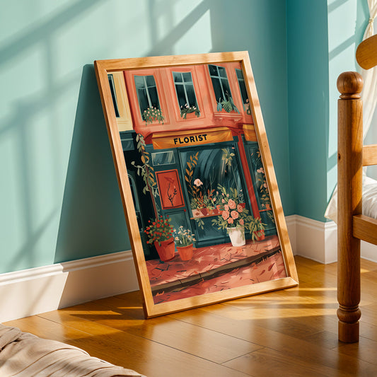 Praha Bohemian Artwork in a Lifestyle Setting