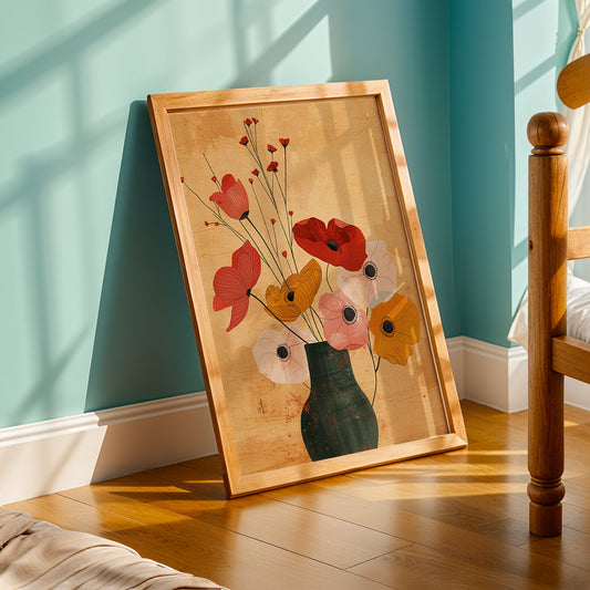 Praha Bohemian Artwork in a Lifestyle Setting