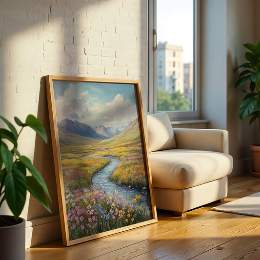 Indian Artwork in a Lifestyle Setting