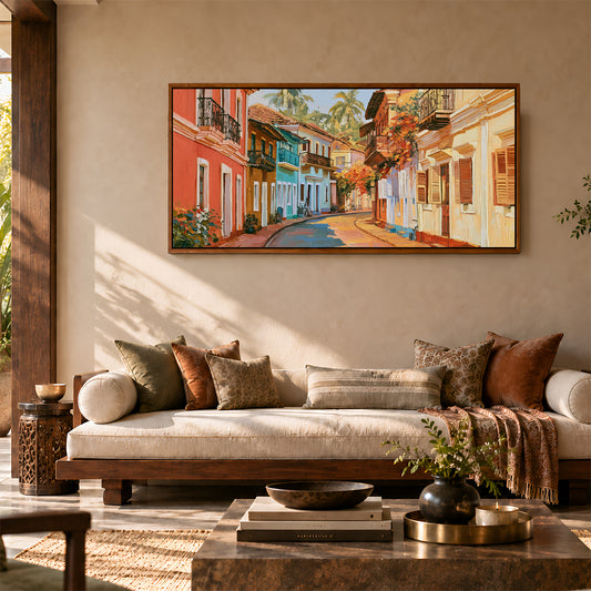 Indian Artwork in a Lifestyle Setting