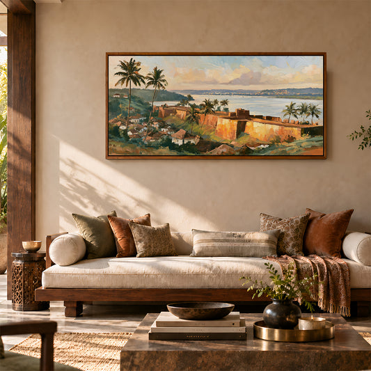 Indian Artwork in a Lifestyle Setting