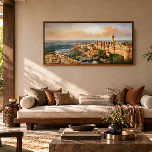 Indian Artwork in a Lifestyle Setting
