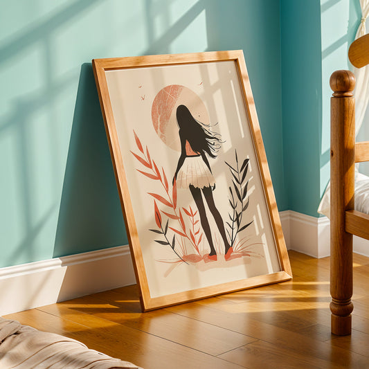 Praha Bohemian Artwork in a Lifestyle Setting