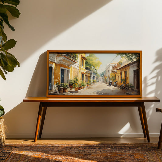 Indian Artwork in a Lifestyle Setting