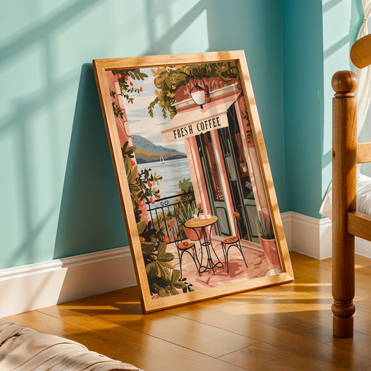 Praha Bohemian Artwork in a Lifestyle Setting