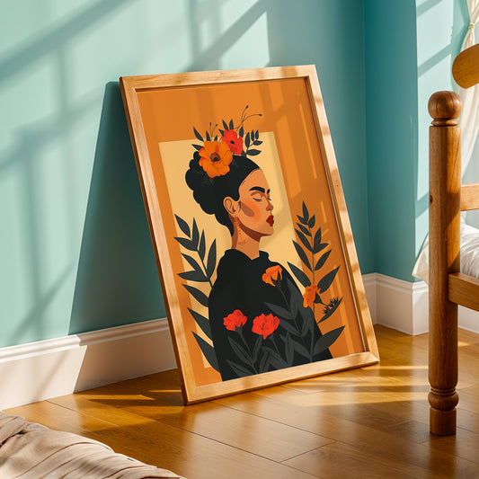 Praha Bohemian Artwork in a Lifestyle Setting