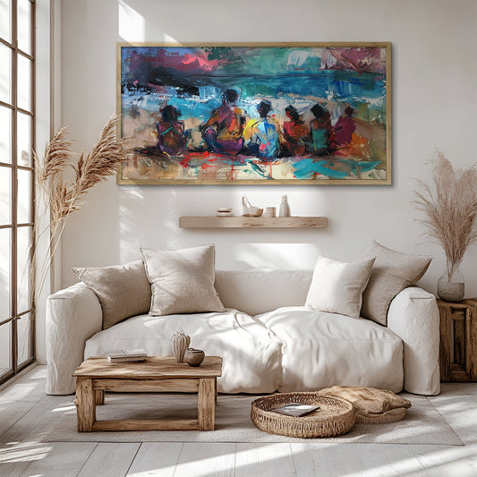 Modern Art in a Lifestyle Setting