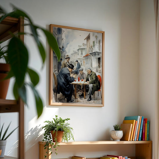 Turkish Artwork in a Lifestyle Setting