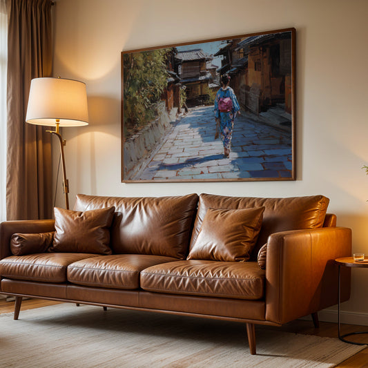 Japanese Artwork in a Lifestyle Setting