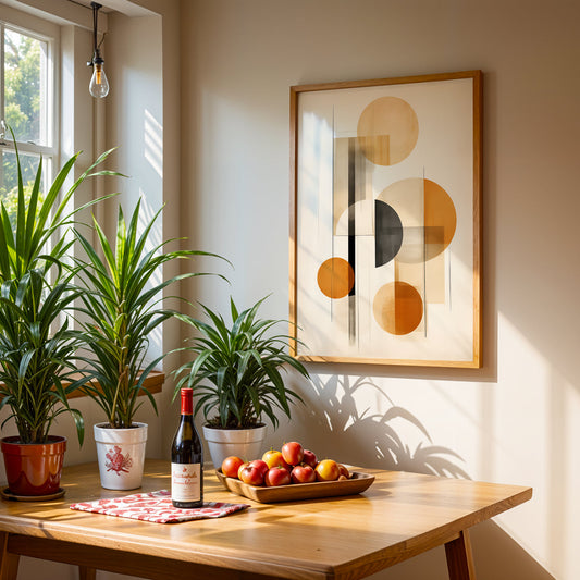 Boho Artwork in a Lifestyle Setting