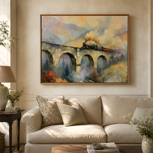 Canvas Art in a Lifestyle Setting