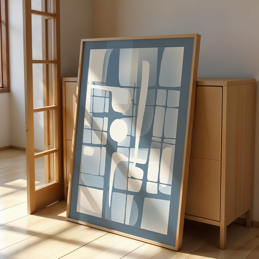 Abstract Artwork in a Lifestyle Setting