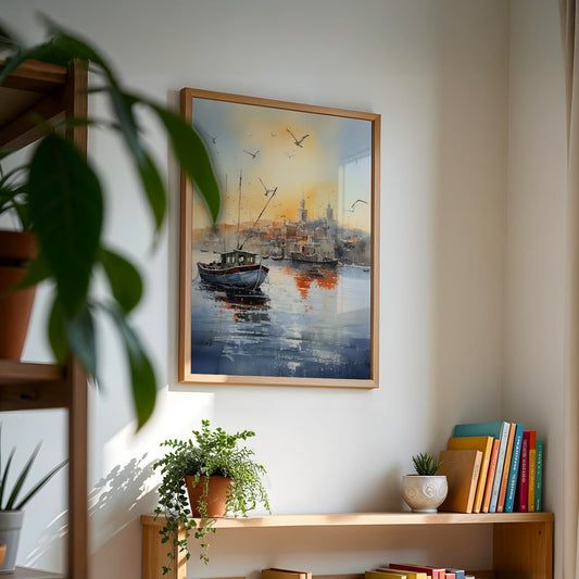 Turkish Artwork in a Lifestyle Setting