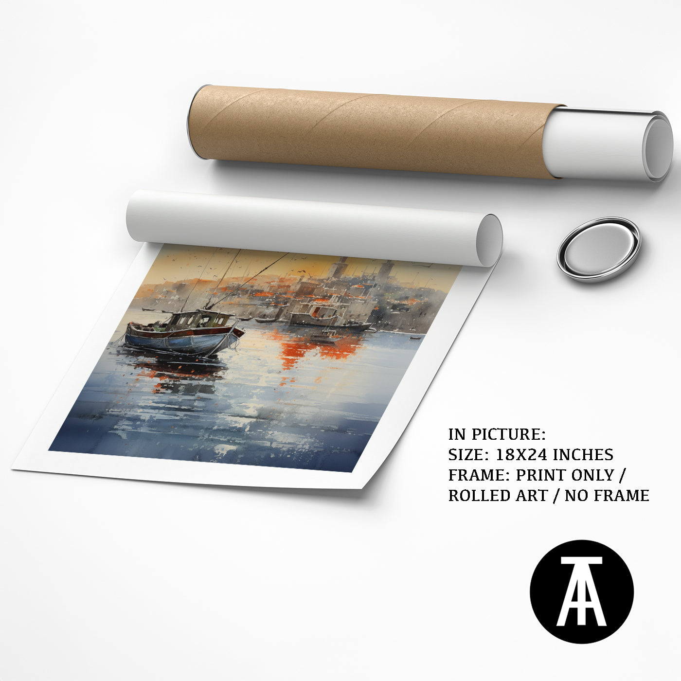 Artwork as Print Only or Rolled Art
