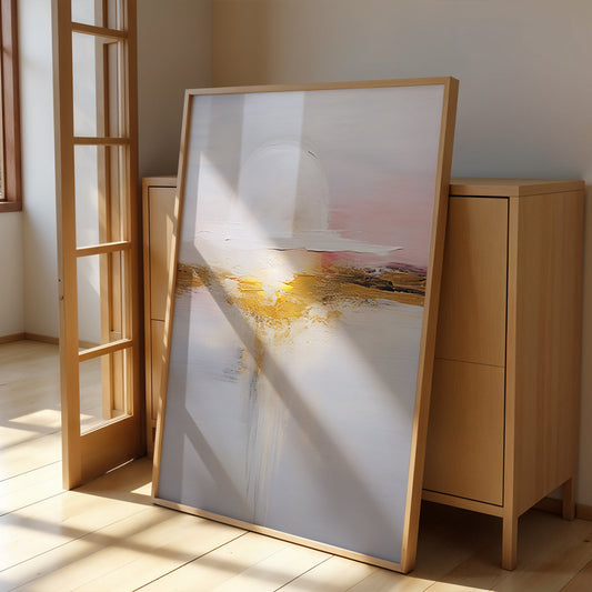 Abstract Artwork in a Lifestyle Setting