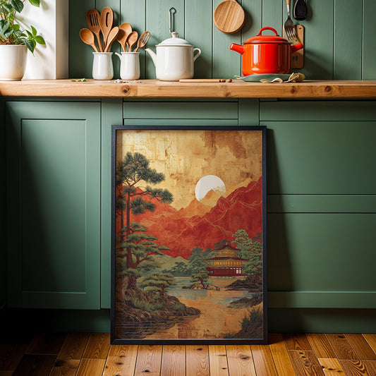 Japanese Artwork in a Lifestyle Setting