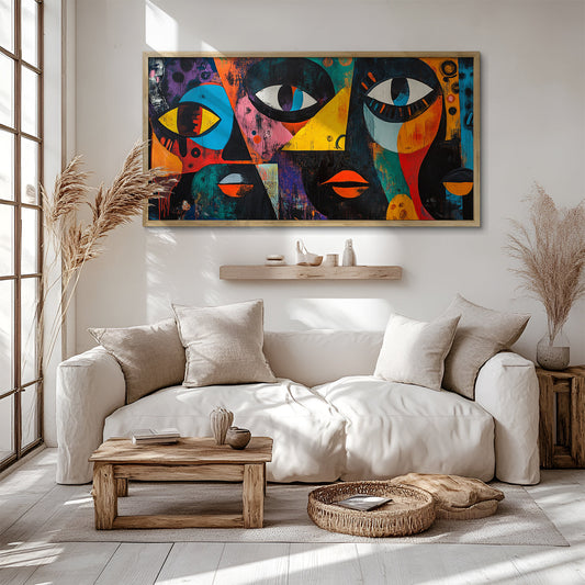 Modern Art in a Lifestyle Setting