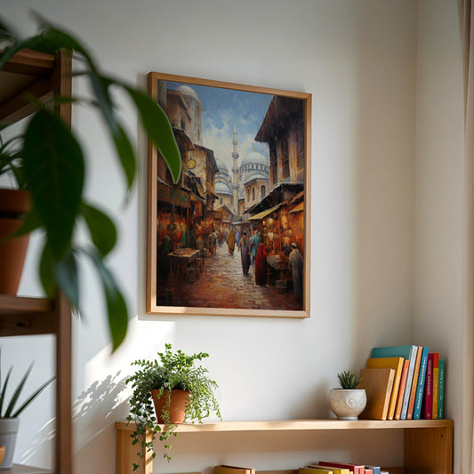 Turkish Artwork in a Lifestyle Setting