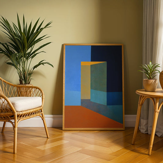 Canvas Art in a Lifestyle Setting