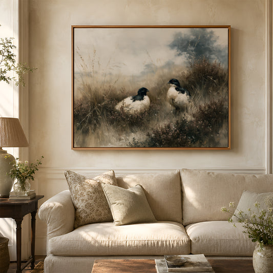 Canvas Art in a Lifestyle Setting
