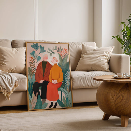 Canvas Art in a Lifestyle Setting