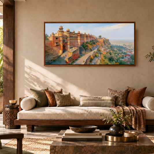 Indian Artwork in a Lifestyle Setting